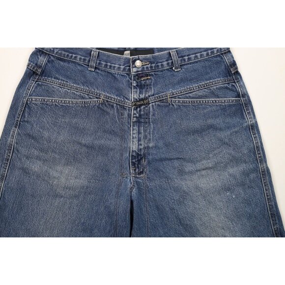 Vintage 90s Marithe Francois Girbaud Mens 36 Faded Baggy Fit Denim Jean Shorts - Picture 3 of 13